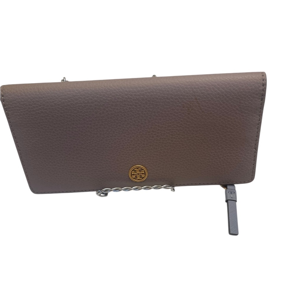 Tory Burch Walker Slim Zip Wallet. Gray Heron/Multi. BNWOT/Box.